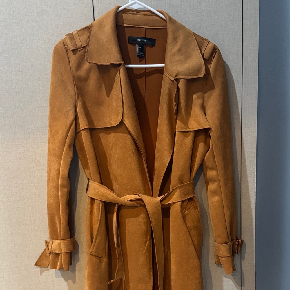 Forever 21 Camel Trench Coat